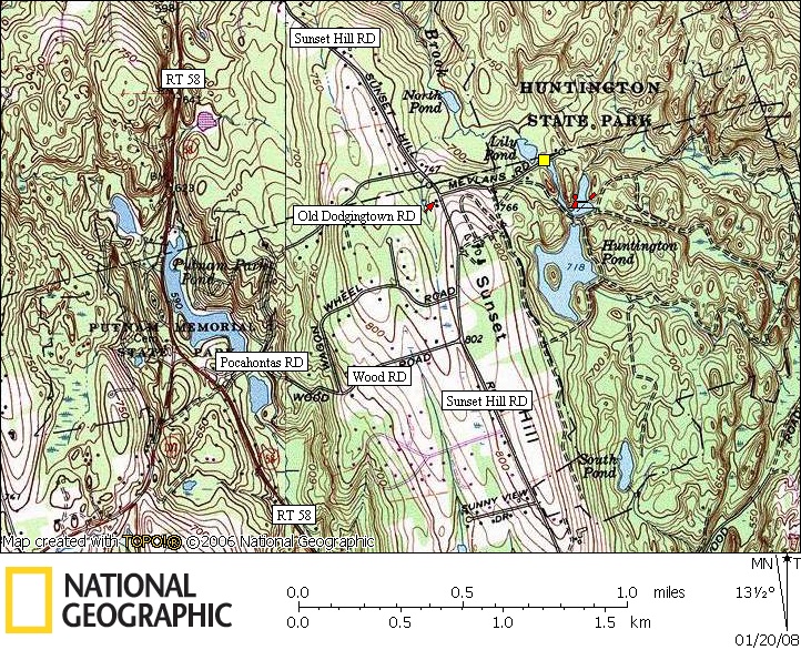 Connecticut, Map, Lakes, Ponds, Canoe, Canoeing, Kayak, Kayaking, Paddling, Lake, Pond, Flat water, Huntington