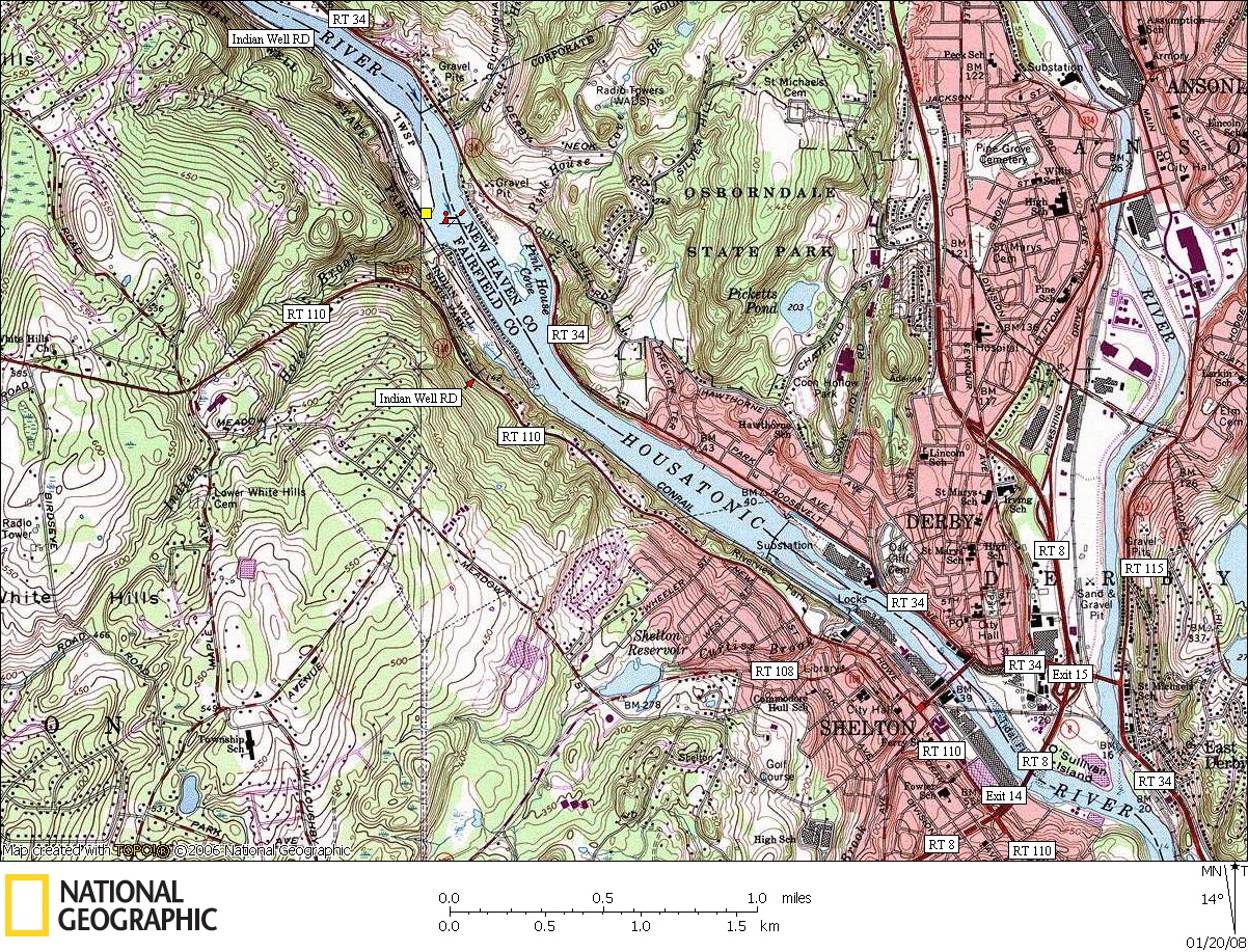 Connecticut, Map, Lakes, Ponds, Canoe, Canoeing, Kayak, Kayaking, Paddling, Lake, Pond, Flat water, Housatonic